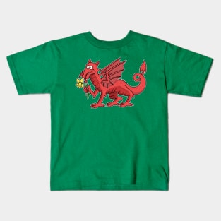 Welsh Dragon Kids T-Shirt